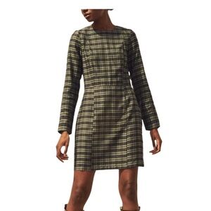 Plaid Long Sleeve Dress